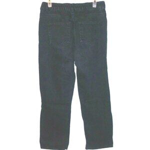 womens George Jeans Sz 8 partial elastic straight leg high rise 32x28 Pockets EC